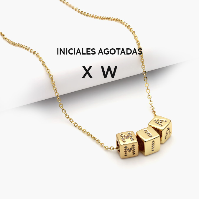 C3-Nombre Nombre Personalizado Chapa de Oro Letras Cubo - Imagen 1