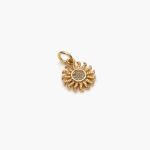 Dije Chapa de Oro Sol Zirconia 27