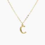 Collar Iniciales Chapa de Oro 03 - C
