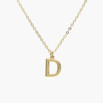 Collar Iniciales Chapa de Oro 03 - D