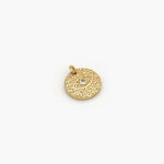 Mini Dije Chapa de Oro Ojo Turco 48