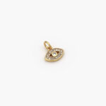Mini Dije Chapa de Oro Ojo Turco 49