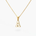 Inicial Acero Inoxidable Relieve Madre Perla 0012 - A