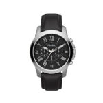 Reloj Fossil Black Leather FS4812