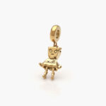 Dije Acero Inoxidable Niña Robot 0022