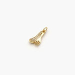 Mini Dije Chapa de Oro Tenedor & Cuchara