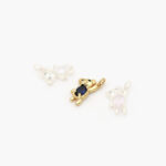 Dije Chapa de Oro Osito Zirconia - Rosa