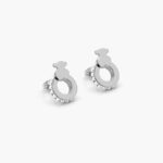 Aretes Acero Inoxidable Osito Perlas 0032 - Imagen 2