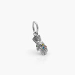 Dije Acero Inoxidable Guante con Zirconia 0093 - Imagen 2