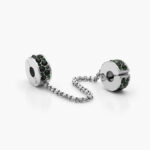 Cadena de Seguridad Acero Inoxidable Zirconia Verde 0127 - Imagen 2