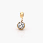 Dije Acero Inoxidable Zirconia 0088