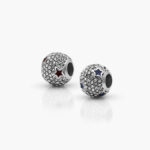 Dije Acero Inoxidable Estrella Zirconias 0224