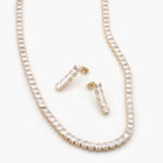 Set Chapa de Oro Zirconia Cuadrada 5mm. 0789 - Imagen 2