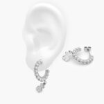 Aretes Acero Inoxidable Oso Perlas 0030 - Imagen 2