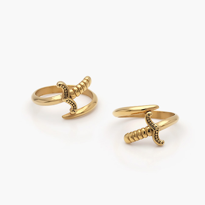 AB-0238 Anillo Caballero Acero Inoxidable Espada 0238 - Imagen 1