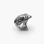 Anillo Caballero Acero Serpiente Inoxidable 0239 - Imagen 2