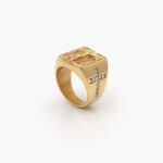 Anillo Caballero Acero Inoxidable Cristo 0246 - Imagen 3