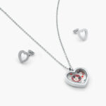 Juego Acero Inoxidable Corazón Relicario 0184 - Imagen 2