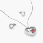 Juego Acero Inoxidable Corazón Relicario 0190 - Imagen 2