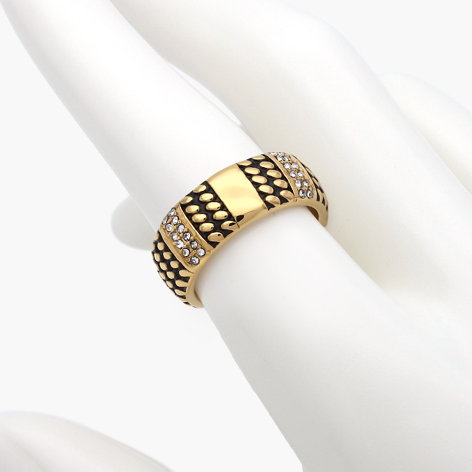 AB-0253 Anillo Acero Inoxidable Zirconia 0253 - Imagen 1