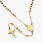 Rosario Acero Inoxidable Virgen María & Cristo 2.5 mm. 0031