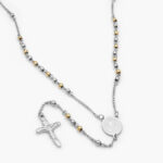 Rosario Acero Inoxidable San Benito & Cristo 3.5 mm. 0036 - Imagen 5