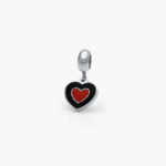 Dije Acero Inoxidable Corazón Esmalte 0102 - Imagen 2
