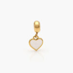 Dije Acero Inoxidable Corazón Esmalte 0263