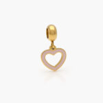 Dije Acero Inoxidable Corazón Esmalte 0267