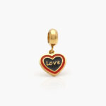 Dije Acero Inoxidable Corazón Love 0270