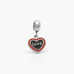 Dije Acero Inoxidable Corazón Love 0270 - Imagen 2