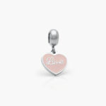 Dije Acero Inoxidable Corazón Love 0271 - Imagen 2