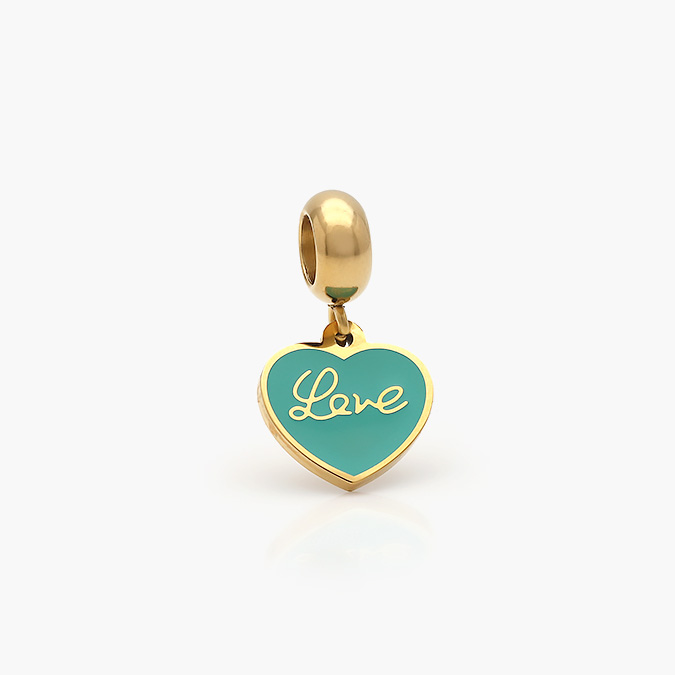 ACH-0274-O Dije Acero Inoxidable Corazón Love 0274 - Imagen 1
