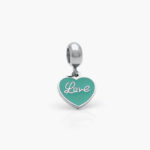 Dije Acero Inoxidable Corazón Love 0274 - Imagen 2