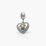 Dije Acero Inoxidable Corazón Colores 0277 - Imagen 2