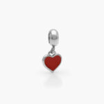 Dije Acero Inoxidable Corazón Esmalte 0286 - Imagen 2
