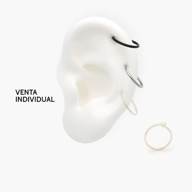AAP-0021-1 Piercing Acero Inoxidable 14.5mm. 0021 - Imagen 1