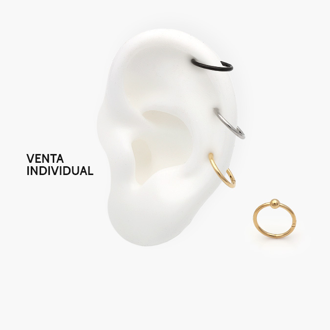 AAP-0037 Piercing Acero Inoxidable 12.5mm. 0037 - Imagen 1