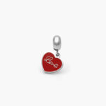 Dije Acero Inoxidable Corazón Love 0298 - Imagen 2