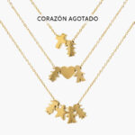 Collar Acero Inoxidable Figuras Personalizables Oro
