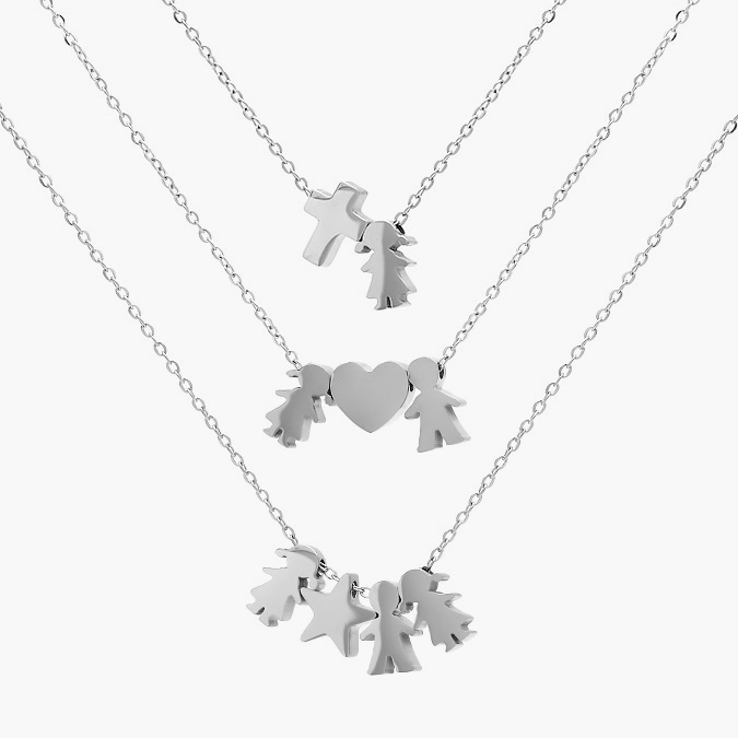 8.1 Collar Acero Inoxidable Figuras Personalizables - Imagen 1