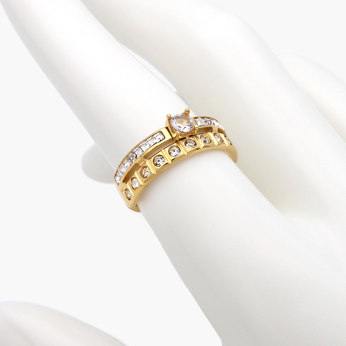 AB-0286-O Anillo Acero Inoxidable Zirconias 0286 - Imagen 1