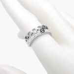 Anillo Acero Inoxidable Tornillo Esmalte 0289 - Imagen 2