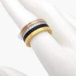 Anillo Acero Inoxidable Barril Zirconias 0309 - 6