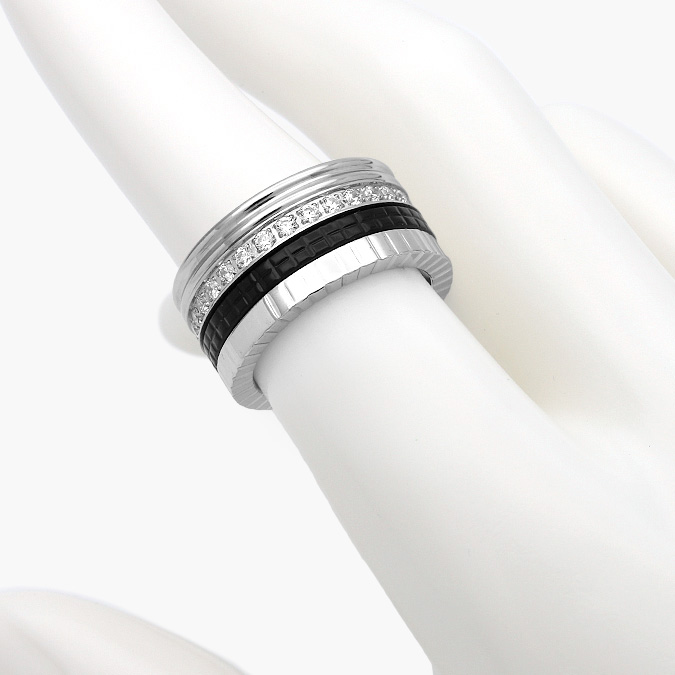 AB-0310-P Anillo Acero Inoxidable Barril Zirconias 0310 - Imagen 1