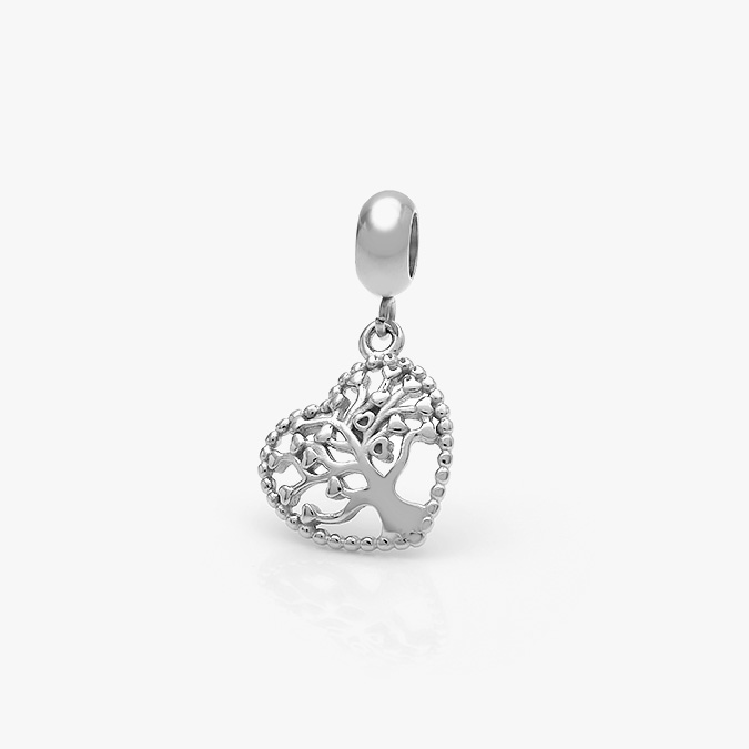 ACH-0060-P Dije Acero Inoxidable Árbol Corazón 0060 - Imagen 1