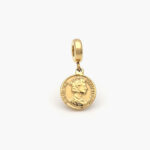 Dije Acero Inoxidable Moneda Reina 0326 - Imagen 2