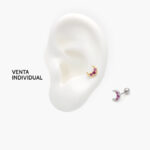 Piercing Acero Inoxidable Luna 0068 - Oro