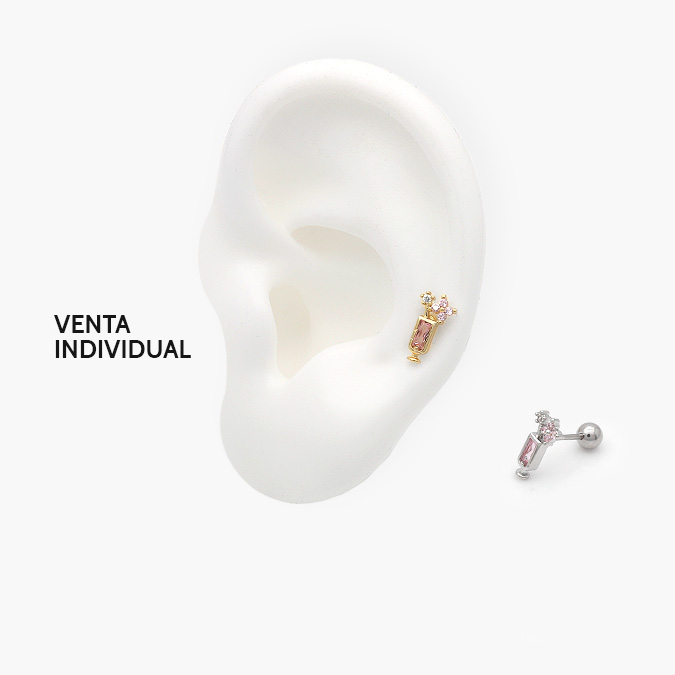 AAP-0136 Piercing Acero Inoxidable Bebida 0136 - Imagen 1