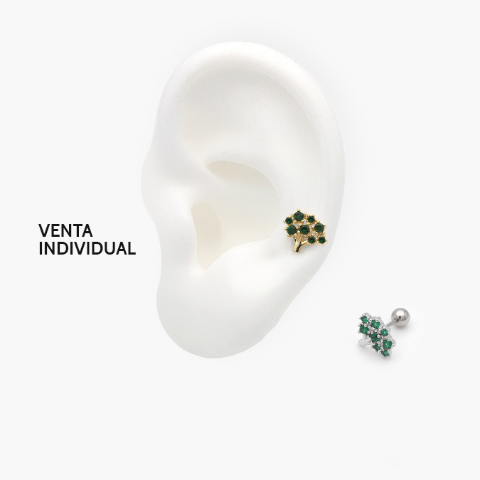 AAP-0146 Piercing Acero Inoxidable Árbol 0146 - Imagen 1